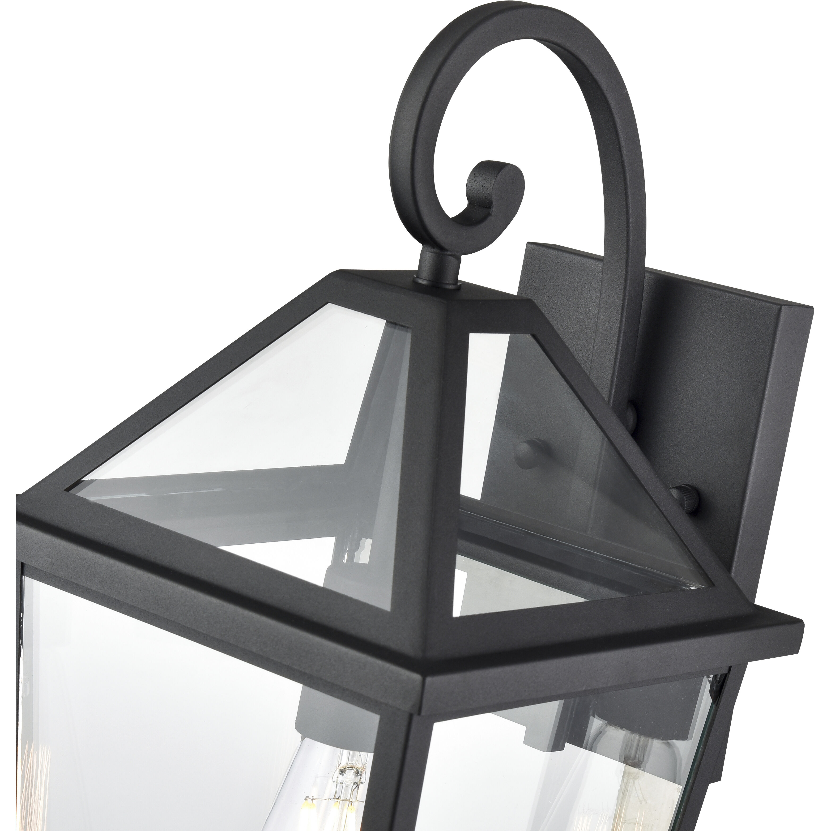 Eston 1 Light 17.5 inch Textured Black Outdoor Wall Sconce